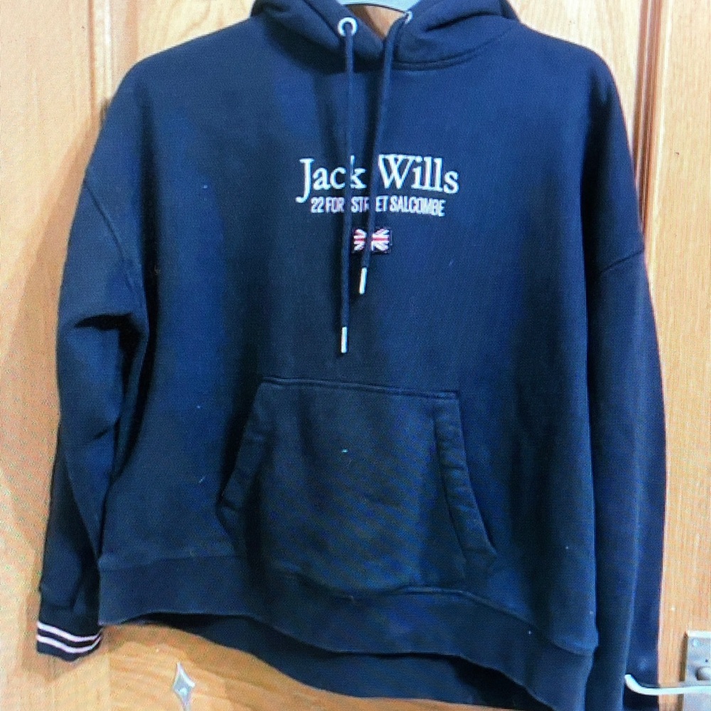 Jack Wills Navy Hoodie with Logo